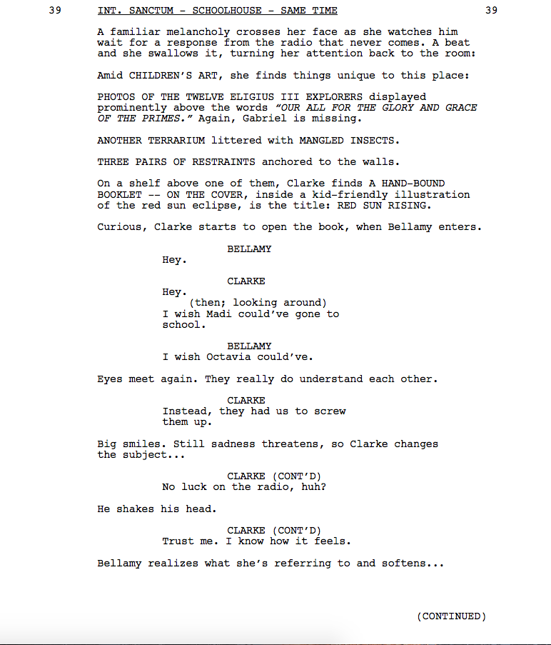 From Script to Screen - 601 “Sanctum” Scene 3