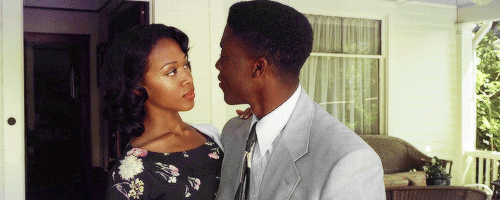 gael-garcia:Nicole Beharie & Chadwick Boseman in 42 