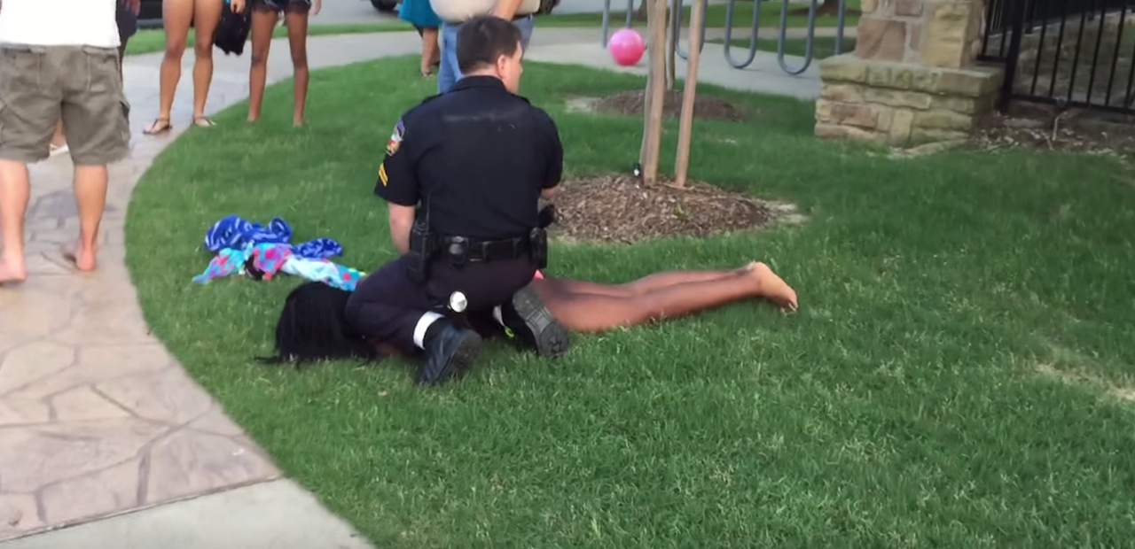 karnythia:  garpusstuff:  micdotcom:  Officer who threw girl to the ground at McKinney