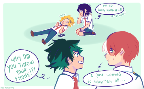 ask-todoroki:It’s a good app. I fell off my seat.