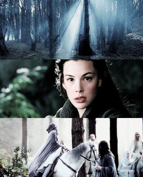 jrrtolkiens: “Frodo saw her whom few mortals had yet seen; Arwen, daughter of Elrond, in 