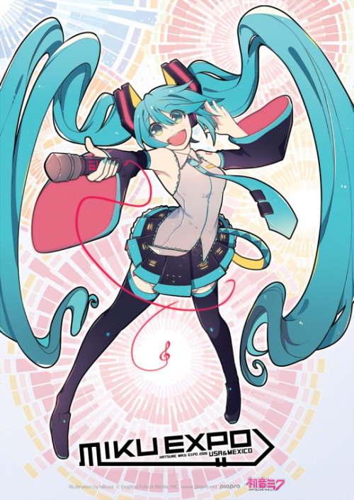 hikukastel:  I’ll be illustrating for the mikuexpo mexico tour 2018 part! ◆http://org.mikuexpo.com/usamx2018/