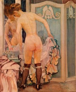 german-expressionists:  Frantisek Kupka, Boudoir Scene, 1903  