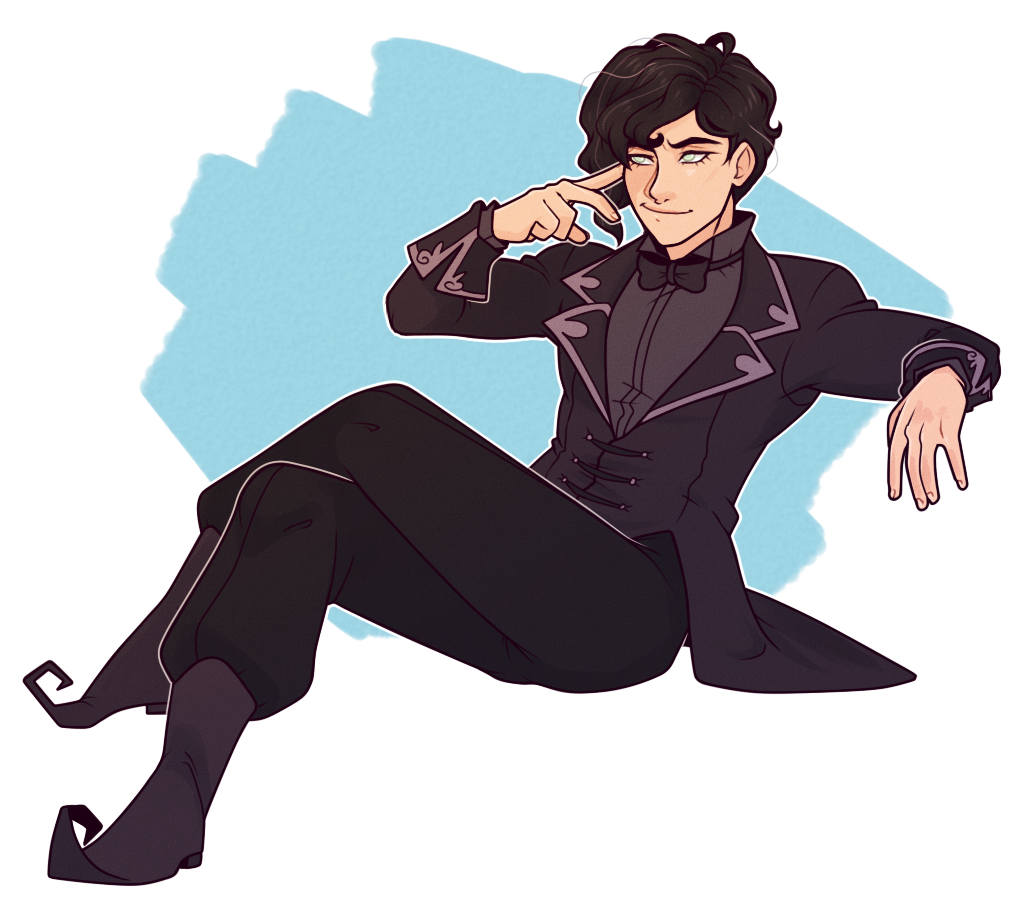 fungii:comm for stupeoscientia​HA HAAA IT WAS MEANT TO BE MORE SKETCHY BUT AS USUAL