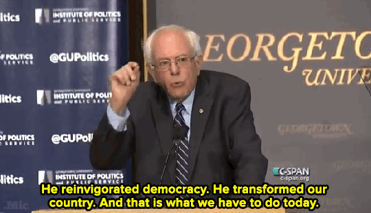 colorado4bernie:micdotcom:Watch: Bernie Sanders just delivered what may be the defining