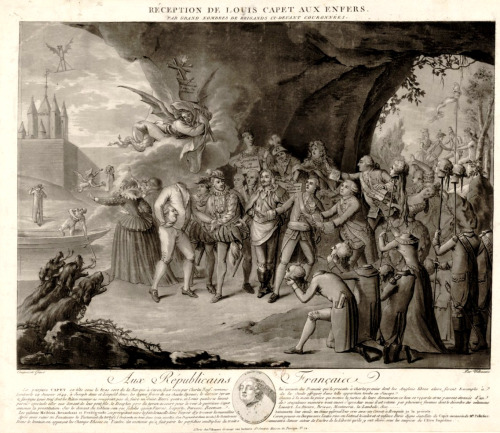 Villeneuve (active from late 18th century), &lsquo;Réception de Louis Capet aux enfers&rsquo; (Recep