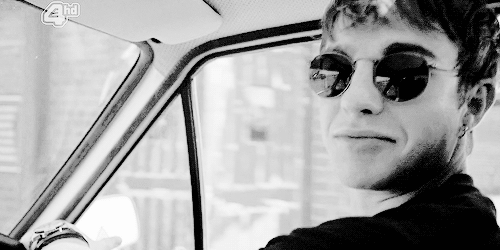 black and white