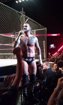 chugninjon: I was looking through my photos on my phone and found these from two years ago when the wwe came to Spokane. Oh the memories.  