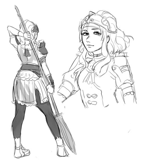 ladymeowsith: Here’s some really old fire emblem echoes sketches! I think i drew most of these like 