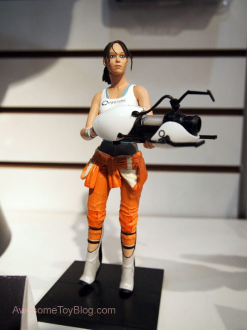 Chell, Atlas, and P-body make their debut at NECA’s Toy Fair 2013 booth! Source