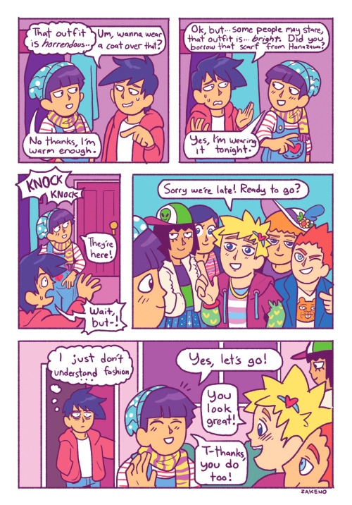 zakeno:A short comic I made for the Psychic Style MP100 zine!