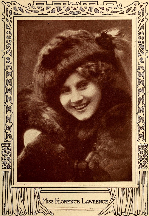 Miss Florence Lawrence in The Motion Picture Story Magazine, December 1911. Internet Archive.