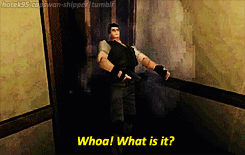 onewinged-sephiroth:  Resident evil 1 + what the fuck is this 