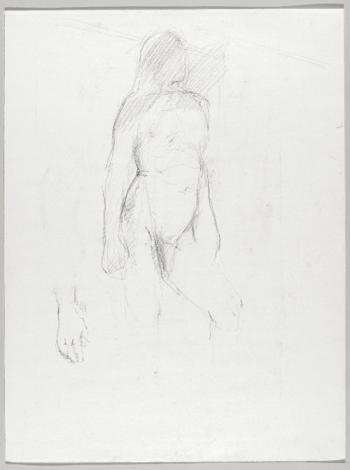 Untitled (Standing Pose with Detail of Hand) from Iggy Pop Life Class by Jeremy Deller, Jeremy Day, 