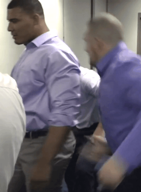 wweassets:  Jason Jordan getting spanked by Mojo Rawleyoh my god the WOBBLE