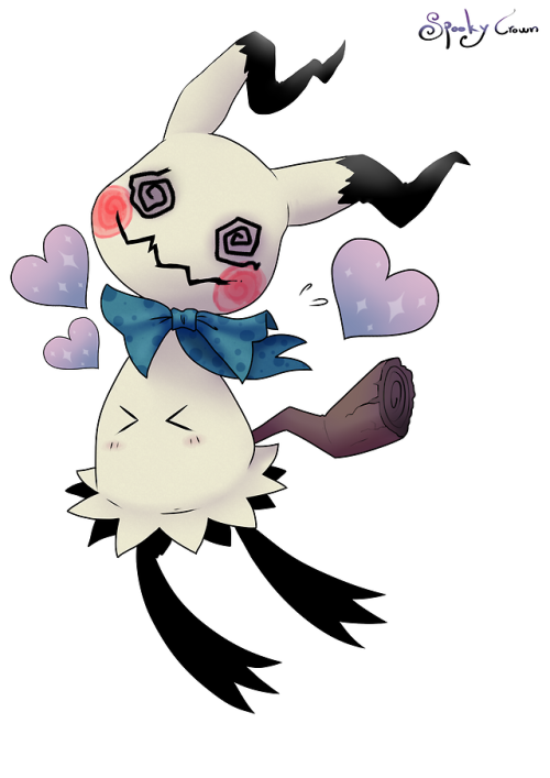 spookycrown:Just gotta share some of my precious fanart here sometimes, and this is a good Mimikyu!I