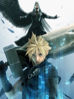 Cloud and Sephiroth FFVII by Mowblack 