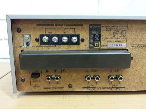 Sony STR-232L AM/FM Stereo Receiver, 1979