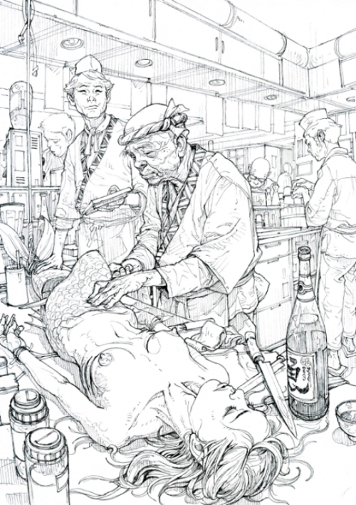 dave-thebeard-boio:  Kim Jung Gi -IT’s amazing-