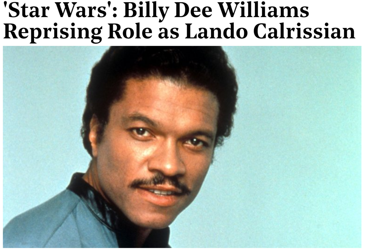 Billy Dee Williams 2 Tumblr Gallery