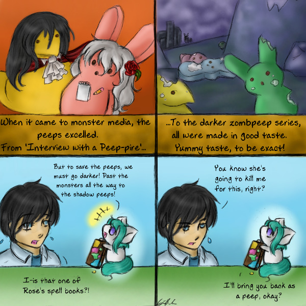 spectralpony:  Time to summon some peepy shadows (~^-^)~  x3!