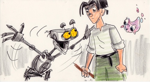 barryjohnson77:B.E.N. is very lonely and needy when he first meets Jim Hawkins on Treasure Planet. S