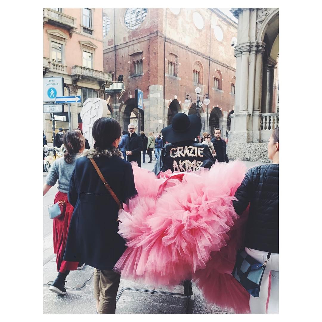 mochichan00: Kojiharu at Milan’s Fashion week, via Instagram, as special guest