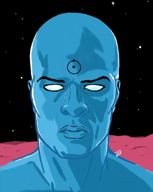 My final piece before #DCFanDome tomorrow. Say hi to Dr Manhattan ⠀⠀⠀⠀⠀⠀⠀⠀⠀ #ToySldrs #DigitaDrawing