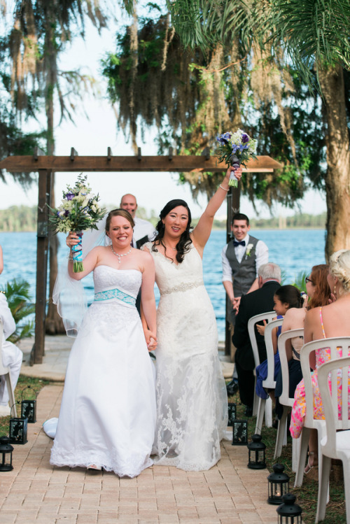 wlweddings: Jennifer &amp; Kadey by Rania Marie Photography, seen on Gay Weddings