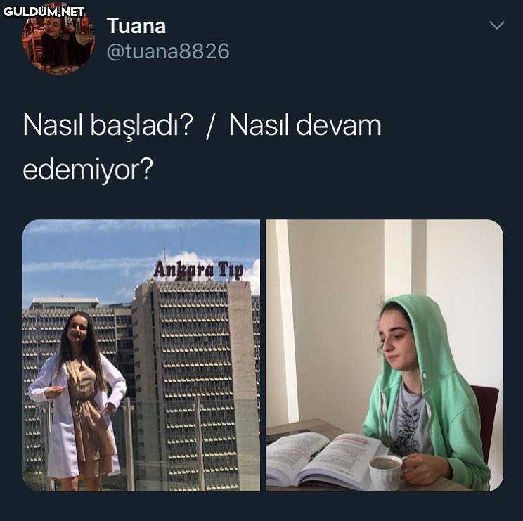 tıp okumak :’) Tuana...