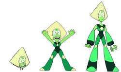 a-jack-of-all-shades:  the evolution of peridot   go masterball! &lt;3