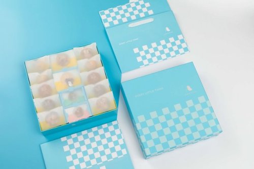 Adorable wedding gift box of sweet treats was designed by Noriaki Suzuki