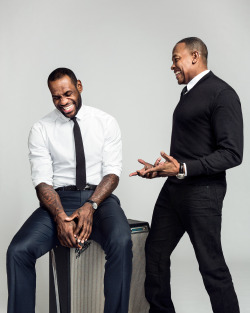 urban-s0ul:  LeBron James & Dr. Dre Cover