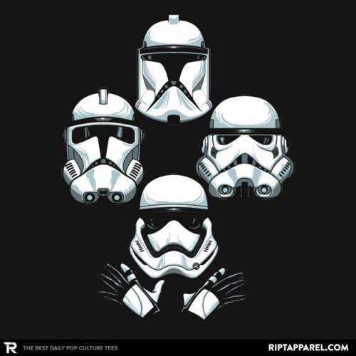 Today is all about wars among the stars.Get these tees here: http://bit.ly/RIPTblr&ldquo;Battle on t