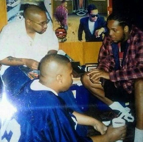 swolepocket-popi:Rare pic of Dj Screw and Pimp C