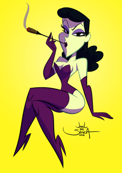 joeldesouzaart:  Commission - Natasha Fatale by jfsouzatoons    ;9