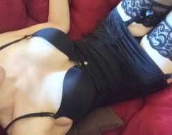 breastsofdoom:  I like fancy lingerie [self] 