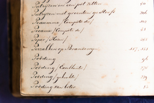 18th century handwritten cook book by Stijn Nieuwendijk