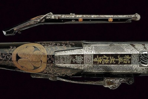 peashooter85: Exceptional Japanese matchlock teppo dated 1866.from Czerny’s International Auct