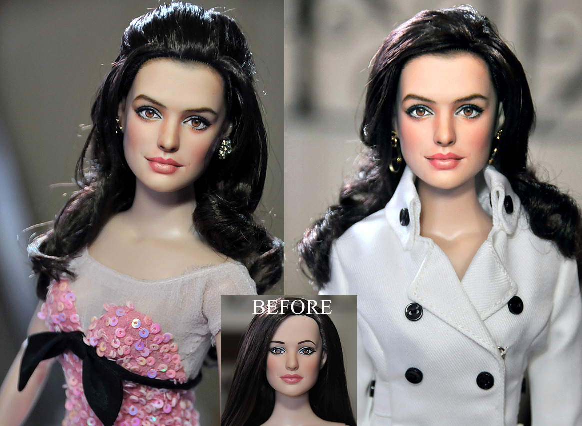 ladamania:  Look at these amazing doll repaints by Noel Cruz, look at them!   Interesting.