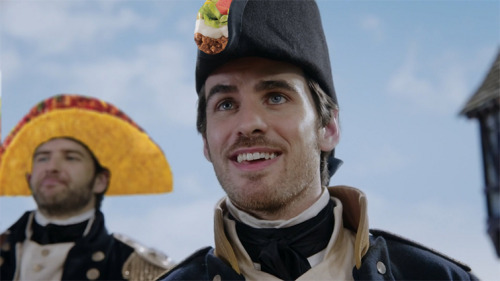 advluv4life:yaytessamae:hookless:Once Upon a Time: 3x05 Good Form; Taco Hat AUEverything is exactly 