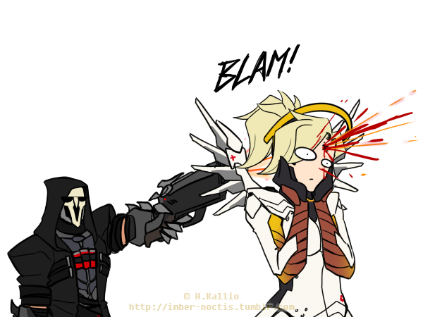 goldhardt:  This happened once in a game where I was practicing my Mercy.I revived
