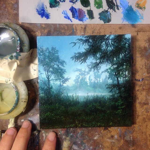 devil-on-my-tshirt:  escape-to-art:  Miniature hyperrealistic paintings by Dina