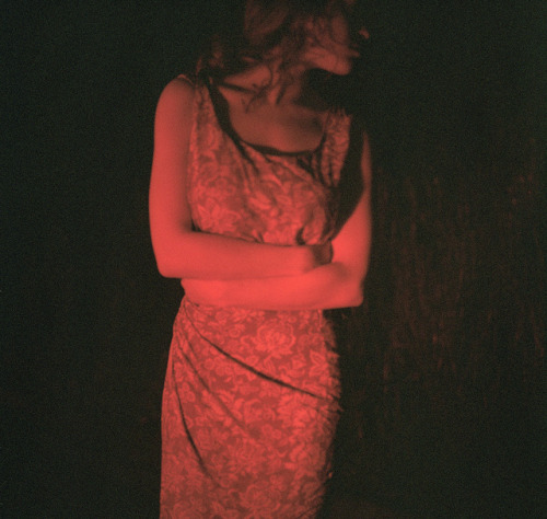 fruitangel:  woman in red by sarah hamburger 