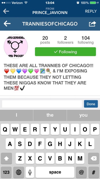 charlottedreaming: uglygirlsclub: proteinpills: mrelisha26: this ig account is outting transwomen in