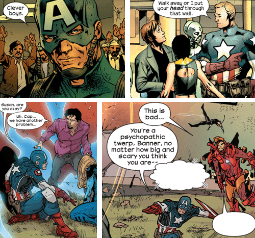 elisedelasarah:Sarah’s list of Marvel characters: 1610 Steve Rogers- “You son of a bitch…that was ch