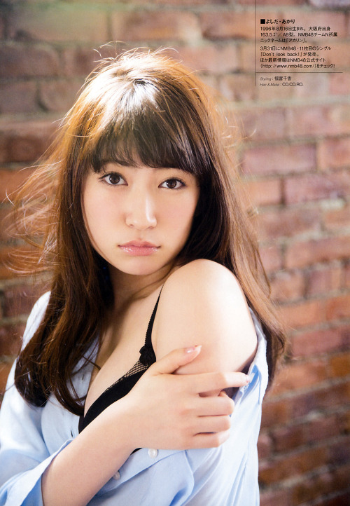 luckynumber48-magz:  Yoshida Akari @ 【月刊エンタメ 2015.04】