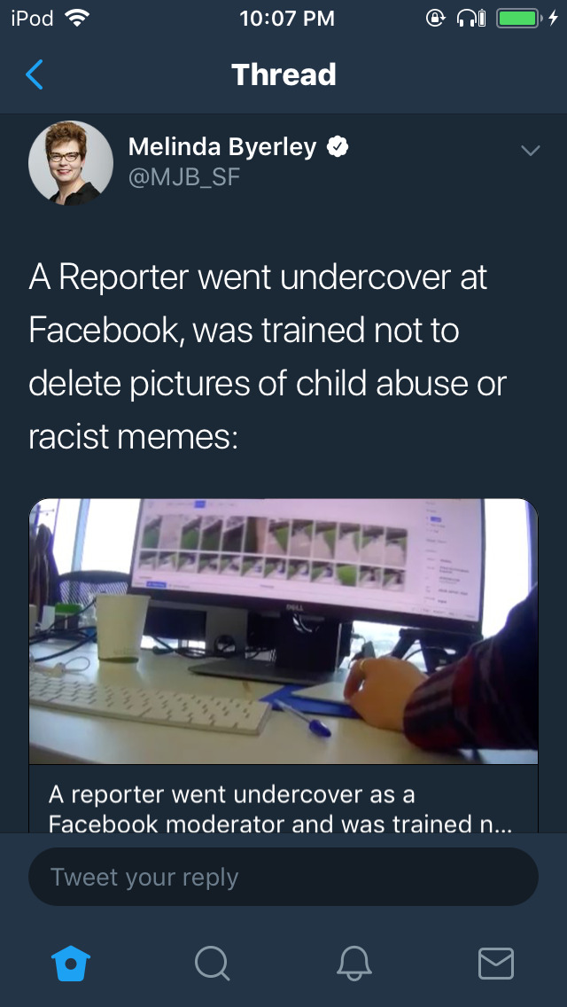 angelbabyspice: serpentease: https://www.google.com/amp/s/amp.businessinsider.com/channel-4-finds-facebook-not-deleting-child-abuse-and-racism-2018-7