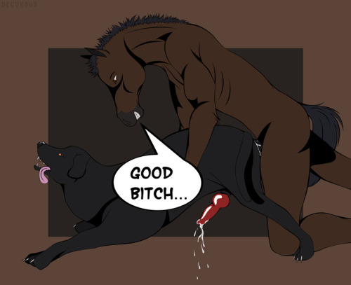 Request #2: Anthro horse fucking feral dog, requested by Anon(?)IÃ¢â‚¬â„¢ll be  honest, I did multiple extensive searches and looked top to bottom for this  type of thing on e621 and Furaffinity, and