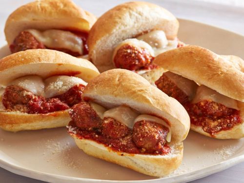 recipehouse:  (via Mini Meatball Heroes Recipe : Giada De Laurentiis : Food Network)  